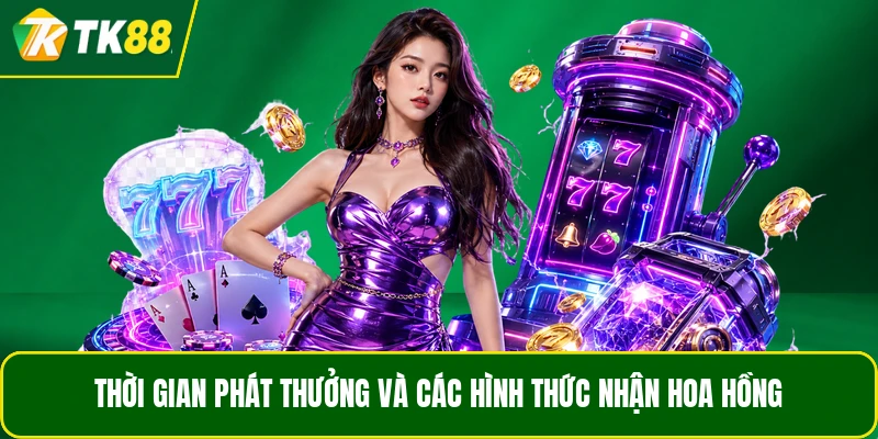 Thời gian phát thưởng và các hình thức nhận hoa hồng